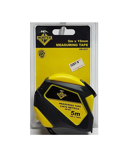 CINTA METRICA HUNTER 5 MTS X19 MM HM-2627