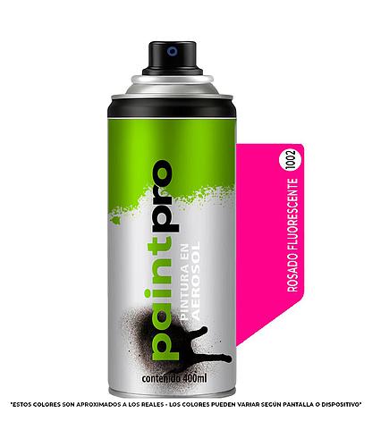 SPRAY PAINT PRO FLUORESCENTE ROSADO 1002