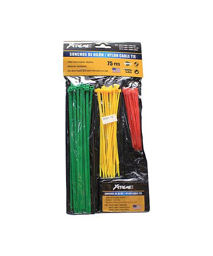 KIT CINCHOS PLASTICOS COLORES XT-F041