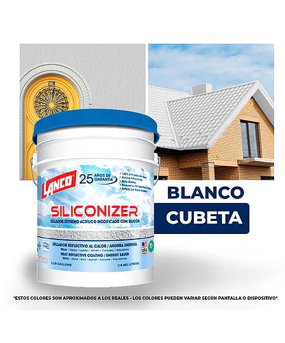 IMPERMEABILIZANTE SILICONIZER BLANCO CUBETA LANCO RC-200-2
