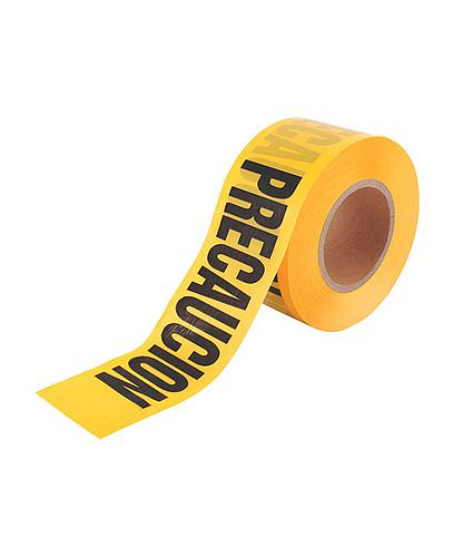 CINTA DE SEGUR. AMAR. PRECAUCION ROLLO 100 MTS 12578/WF0725