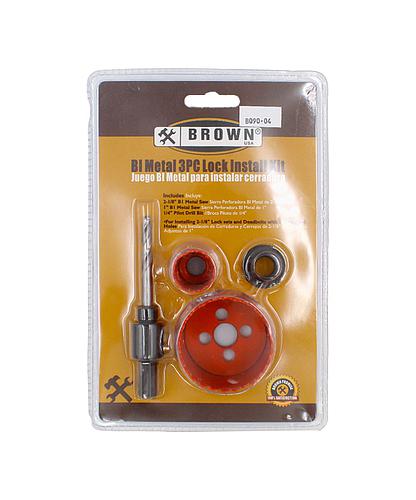 BROCA JGOS  BI-METAL 4 PZAS P/CERRADURA HSAW004