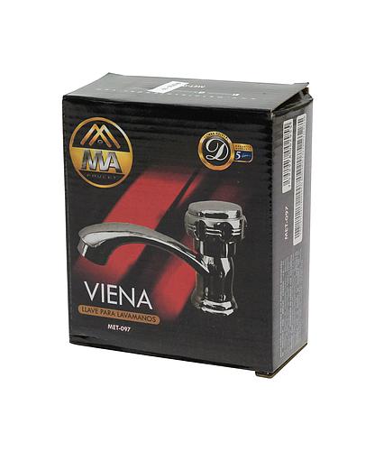 LLAVE LAVABO SENCILLA METAL VIENA MET-097