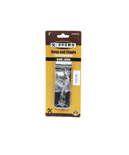 PORTA CANDADO NEGRO HEAVY DUTY 3 PULG BRBJ00300 (DESC)