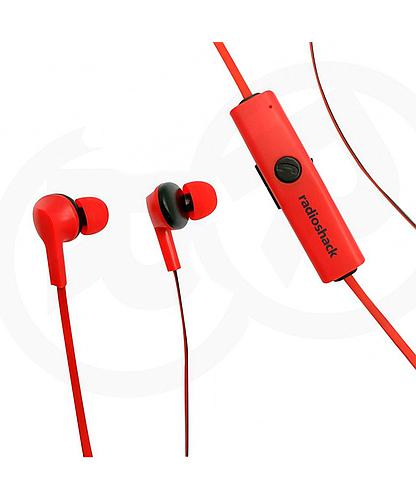 AUDIFONOS DEPORTIVOS C/BLUETOOTH REACTION ROJO RADIOSHACK 3304315 (NCR)