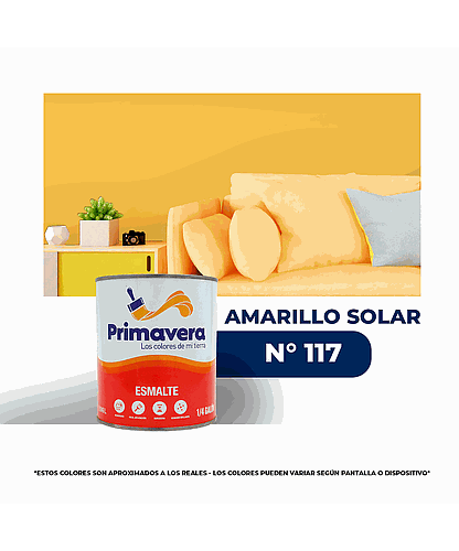 ACEITE PRIMAVERA AMARILLO SOLAR Nº 117 1/4 g (NC)
