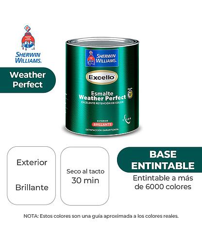 EXCELLO WEATHER PERFECT EXTE. BRILLO ESMALTE DEEP GALON SHERWIN B39WSA53-1