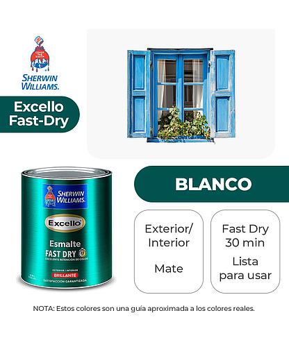 EXCELLO INT. Y EXT. MATE ESMALTE BLANCO GALON SHERWIN B4WSA7-1