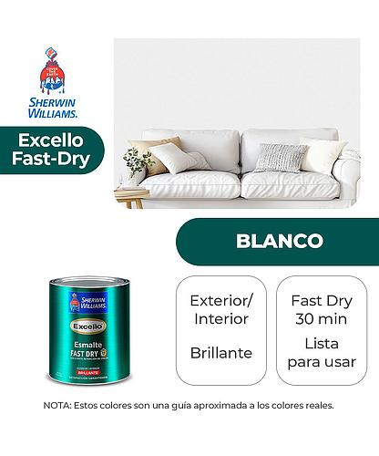 EXCELLO INT. Y EXT. BRILLO ESMALTE BLANCO 1/4 SHERWIN B4W56-1/4