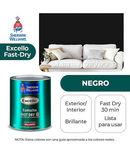 EXCELLO INT. Y EXT. BRILLO ESMALTE NEGRO GALON SHERWIN B4BSA1-1
