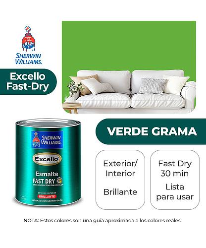 EXCELLO INT. Y EXT. BRILLO ESMALTE VERDE GRAMA GALON SHERWIN B4GSA24-1