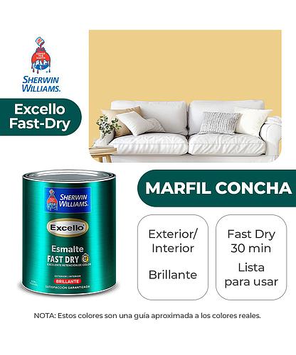 EXCELLO INT. Y EXT. BRILLO ESMALTE MARFIL CONCHA GALON SHERWIN B4H25-1