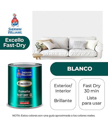 EXCELLO INT. Y EXT. BRILLO ESMALTE BLANCO GALON SHERWIN B4W56-1