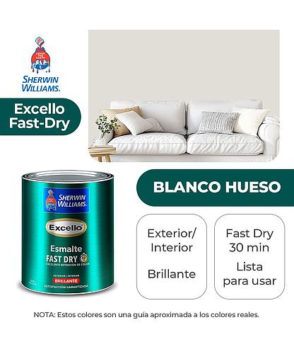 EXCELLO INT. Y EXT. BRILLO ESMALTE BLANCO HUESO GALON SHERWIN B4WSA2-1