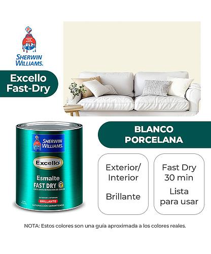 EXCELLO INT. Y EXT. BRILLO ESMALTE BLANCO PORCELANA GALON SHERWIN B4WSA18-1