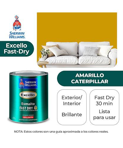 EXCELLO INT. Y EXT. BRILLO ESMALTE AMARILLO CATERPILLAR GALON SHERWIN B4YSA22-1