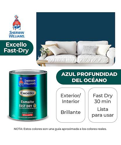 EXCELLO INT. Y EXT. BRILLO ESMALTE AZUL PROF. DEL OCEANO GALON SHERWIN B4LSA11-1