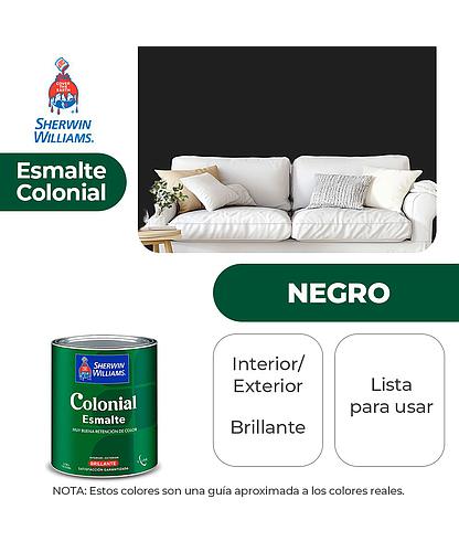 COLONIAL STYLE INT. Y EXT. BRILLO ESMALTE NEGRO 1/4 SHERWIN B82BSA1-1/4