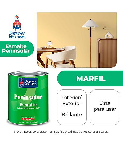 PENINSULAR INT. Y EXT. BRILLO ESMALTE MARFIL GALON SHERWIN K58HSA1-1