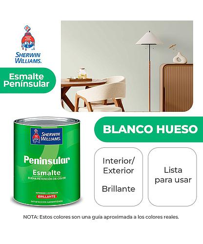 PENINSULAR INT. Y EXT. BRILLO ESMALTE BLANCO HUESO GALON SHERWIN K58WSA2-1