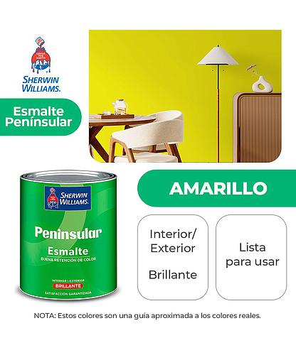 PENINSULAR INT. Y EXT. BRILLO ESMALTE AMARILLO GALON SHERWIN K58YSA1-1