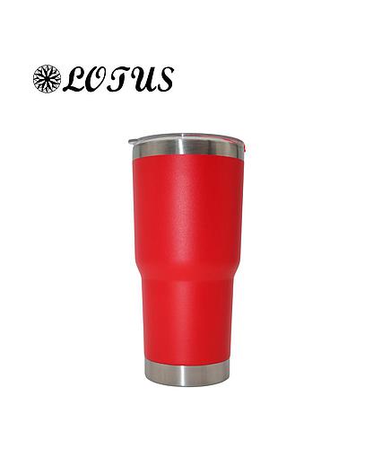 VASO TERMICO METAL ROJO MATE SV-TH-648