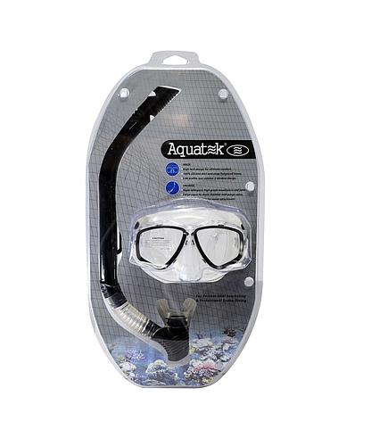 CARETA Y SNORKEL AQU-AQC01-BK