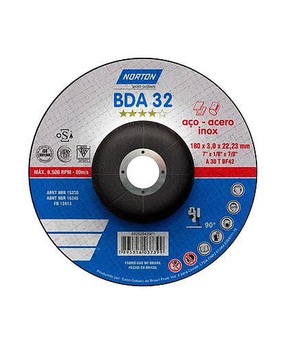 DISCO P/METAL NORTON CONICO T42  3.0MM X 4 1/2 BNA32