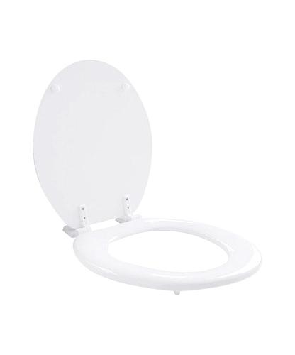 ASIENTO P/INODORO MADERA BLANCO CTS100W (DESC)