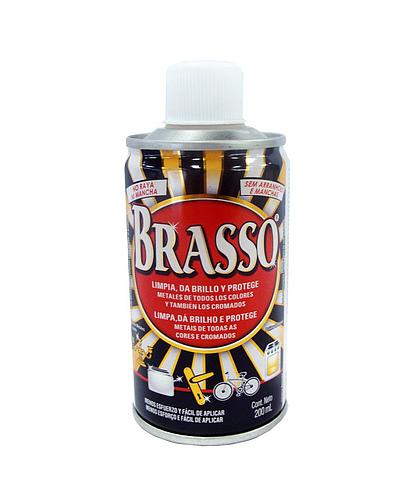 LIMPIADOR LIQUIDO P/METAL 200ML. BRASSO