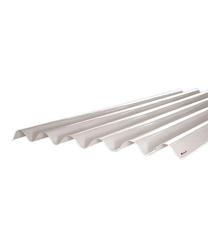 LAMINA PLAST CANAL DURALITA P7 CAL.100 BLANCO LECHOSO 6 PIES