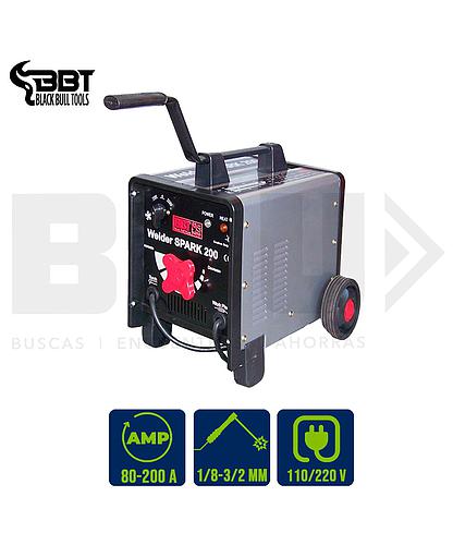 SOLDADOR SPARK 200AMPS BI-VOLTAJE 110/220V BBT SP200 (NC)
