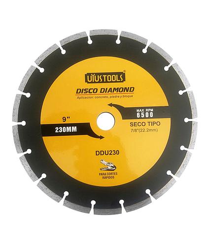 DISCO DIAMANTE 9 PULG SEGMENTADO (SECO) DDU230