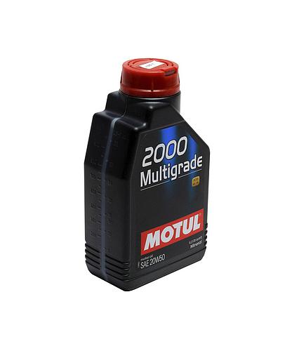 ACEITE SAE20W50 MINERAL P/MOTOR GAS. 1LT. MOTUL 2000 MGR