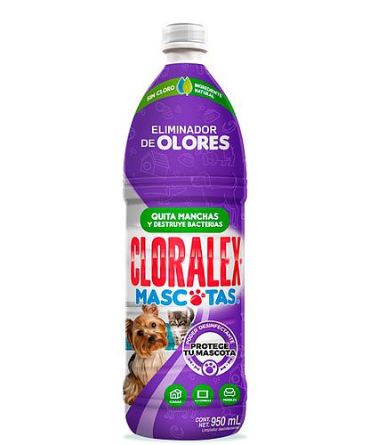 DESINFECTANTE CLORALEX MASCOTAS INTERIORES 950 ML.