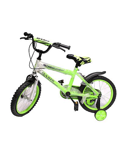BICICLETA NIÑO SHBEJIA RIN 16 VERDE CAMO CON CANASTA MCXS