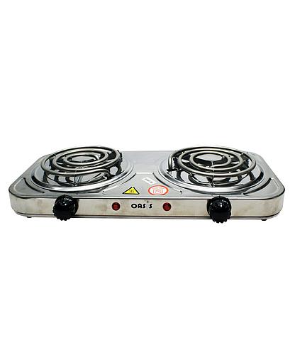 COCINA ELECTRICA 2 HORNILLA  A/ INOX OA-9004