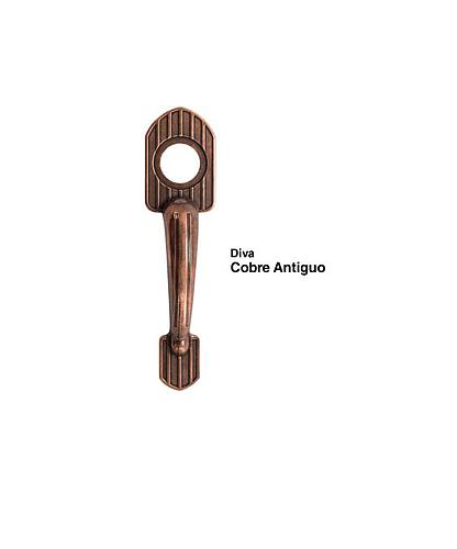 MANIJA DECORADA P/PUERTA DIVA 10 PULG AC