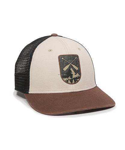 GORRA OUTDOOR CASCADE CHARCOAL/WHITE 0788-1264