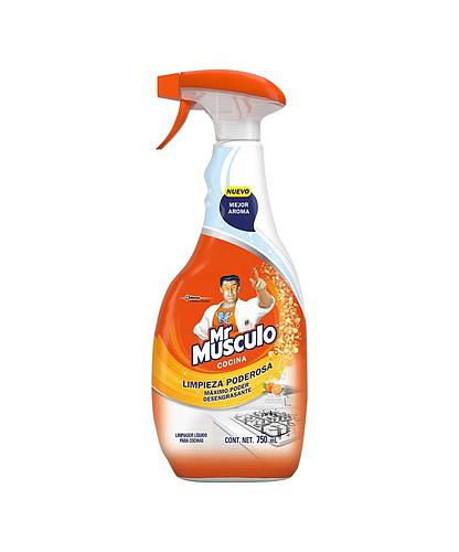 LIMPIADOR MR MUSCULO COCINA TOTAL NARANJA SPRAY 650ML