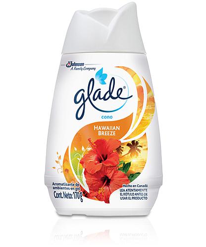 AROMATIZANTE GLADE HAWAIIAN BREEZE CONO GEL 170 GRS (DESC)