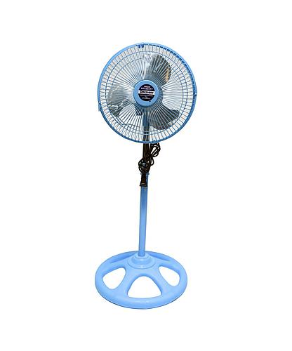 VENTILADOR PEDESTAL ACERO INOX. CELESTE 10 PULG TY-PG-TURQ/MT-15-TR