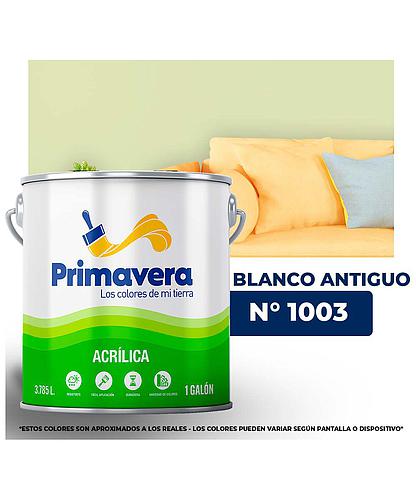 VINILICA  PRIMAVERA  BLANCO ANTIG.  Nº 1003  GALON