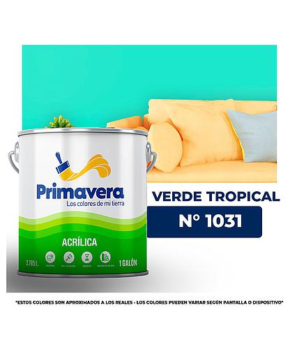 VINILICA PRIMAVERA VERDE TROPICAL Nº 1031 GALON (DESC)