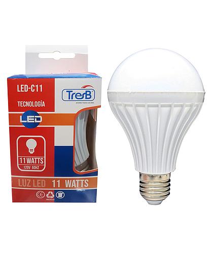 BOMBILLO LED 11W E27 LUZ BLANCA 3B LED-C11