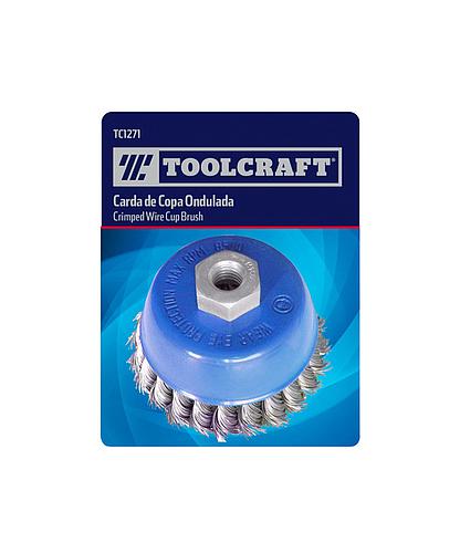 CEPILLO DE COPA P/PULIDORA TRENZADO 3 PULG X 5/8 14186