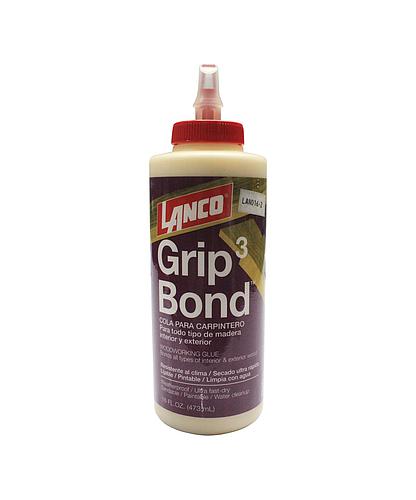 PEGAMENTO P/ CARPINTERIA GRIP BOND 3 - 1/8 GAL. LANCO