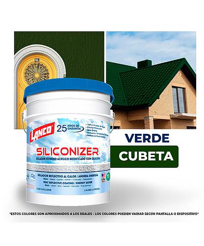 IMPERMEABILIZANTE SILICONIZER VERDE CUBETA LANCO RC-202-2