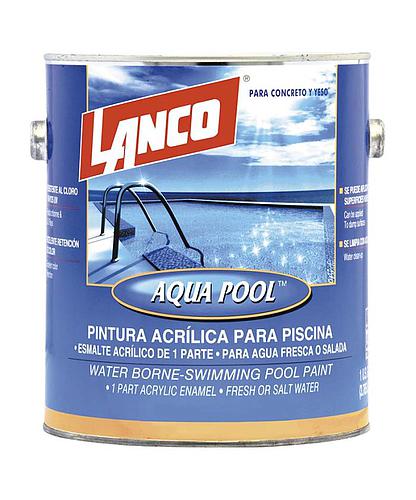 PINTURA PARA PISCINA AQUA POOL AZUL CARIBE GLN LANCO