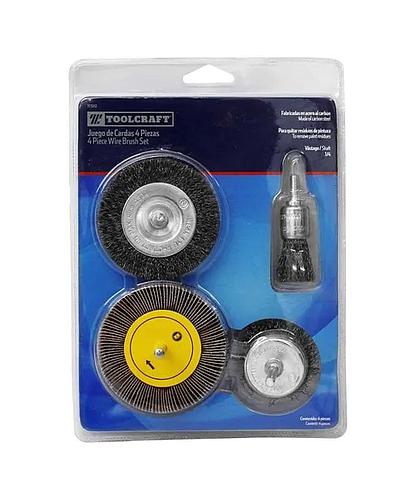 CEPILLOS P/TALADRO KIT 4PCS 11577/TC5112